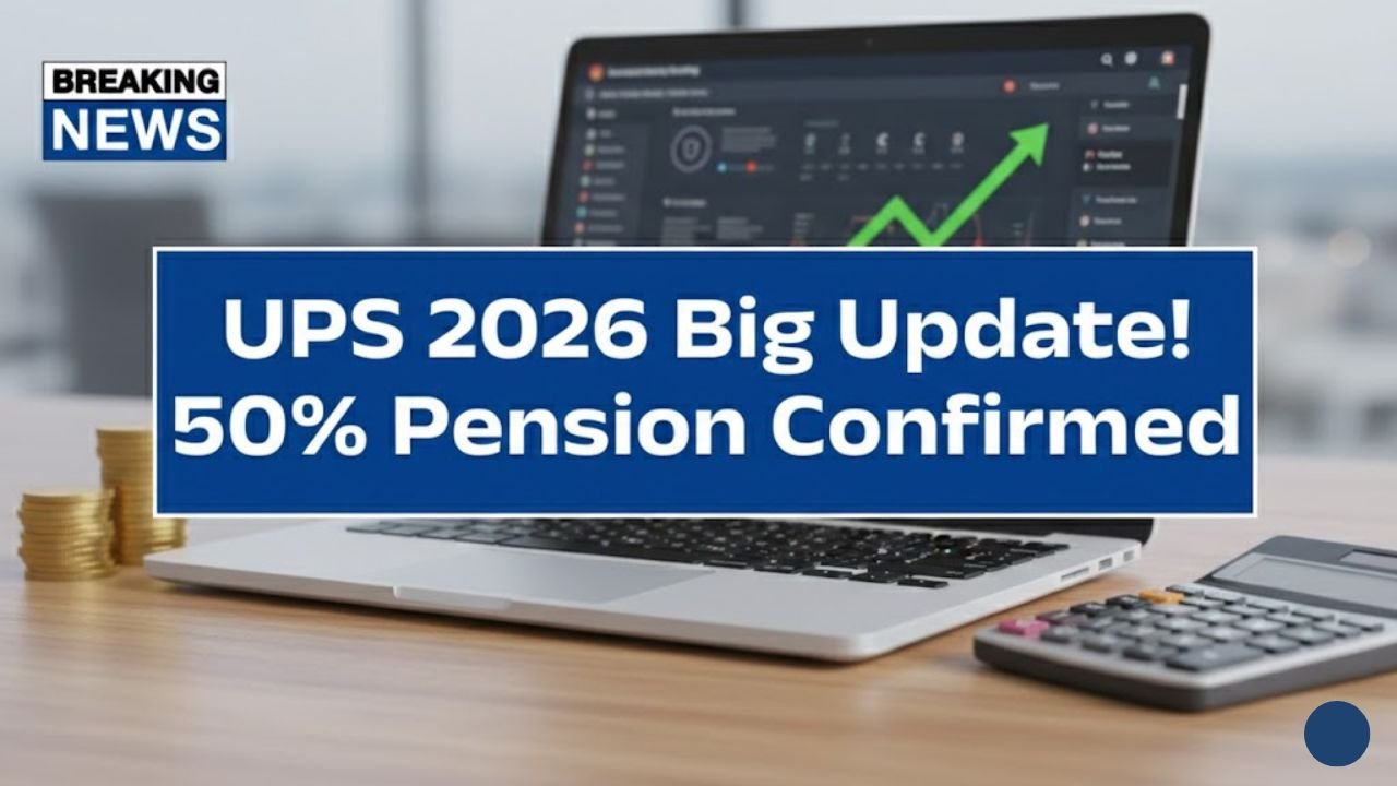 50% Pension Guaranteed From UPS 2026 – Are You Eligible | Unified Pension Scheme 2026