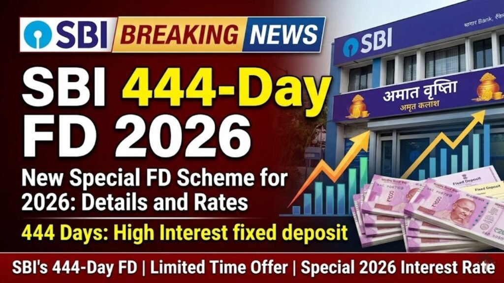 SBI 444-Day FD 2026: How the fixed deposit works and important details for investors