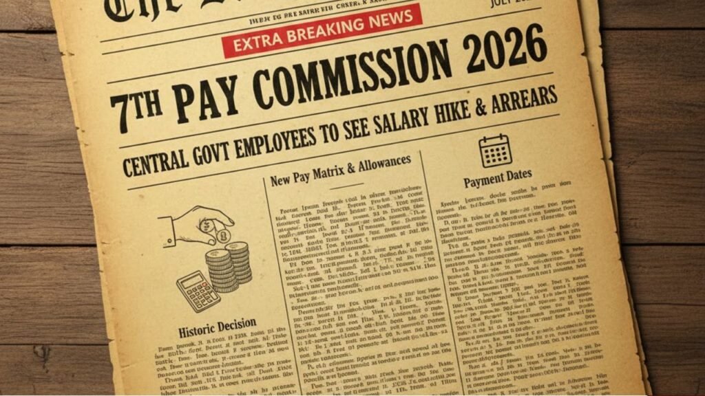 7th Pay Commission 2026: Salary Hike for Govt Employees and Pensioners